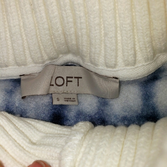 NWOT LOFT Soft sherpa pullover - Picture 5 of 7